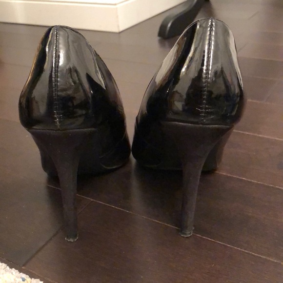 Zara Trafaluc AW 13 Black Heels - Patent and Suede - Picture 4 of 8